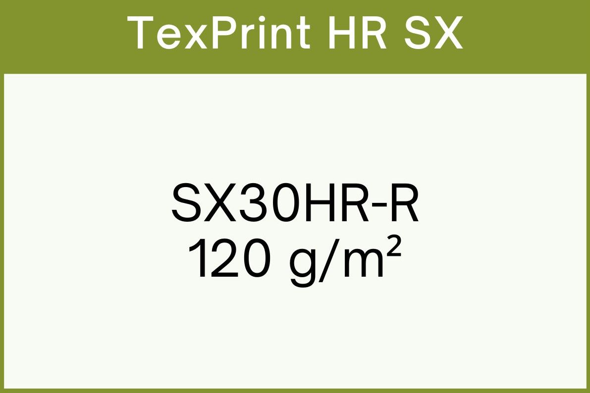Desktop Sublimation paper Ricoh
TexPrint SX30HR-R, 120 g
10,1x24,1 cm (110 sheets/pack)